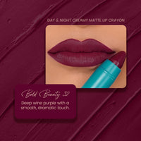 Parul Garg Beauty Creamy Matte Lip Crayon | Soft Matte & Hydrating Formula with Almond Oil & Vitamin E | Rich Pigment & Comfortable Wear | 100% Vegan (Bold Beauty 32)