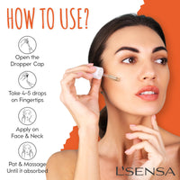L'SENSA 7 in1 Youth Complex™ Vitamin C Serum with Hyaluronic Acid, Niacinamide,Tripeptide-5, Ferulic Acid, Vitamin-E for Anti-Ageing, Anti-Wrinkle and Anti-Spots| For All Skin Types - 10ml