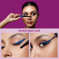 Pilgrim Blue Rebel Metallic Eyeliner Long Lasting & Smudge Proof Enriched With Argan Oil Cream