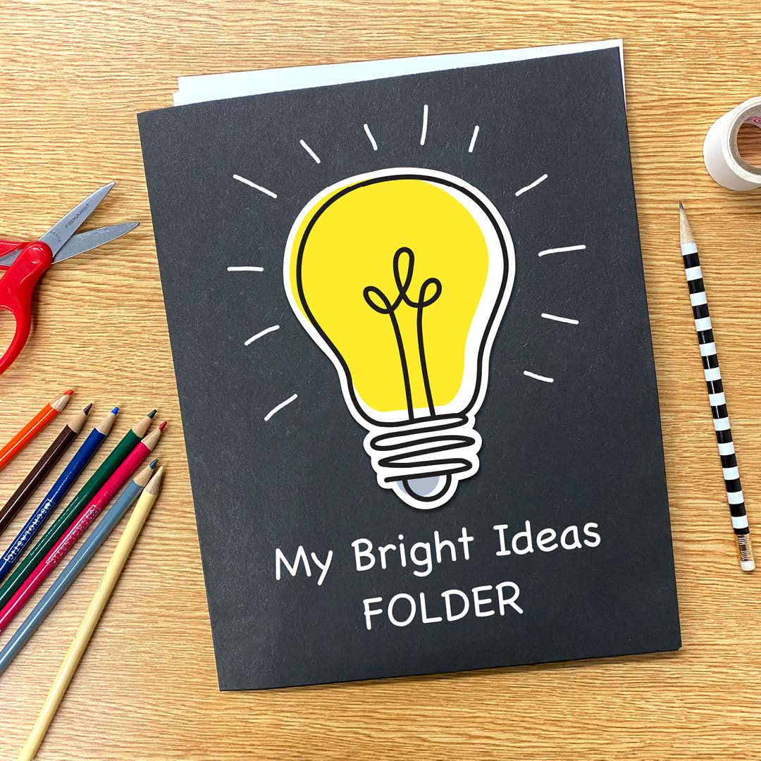 CTP Doodle Lightbulb 6" Cut-Outs Learning Dcor Accents for Classroom (Creative Teaching Press 10591)