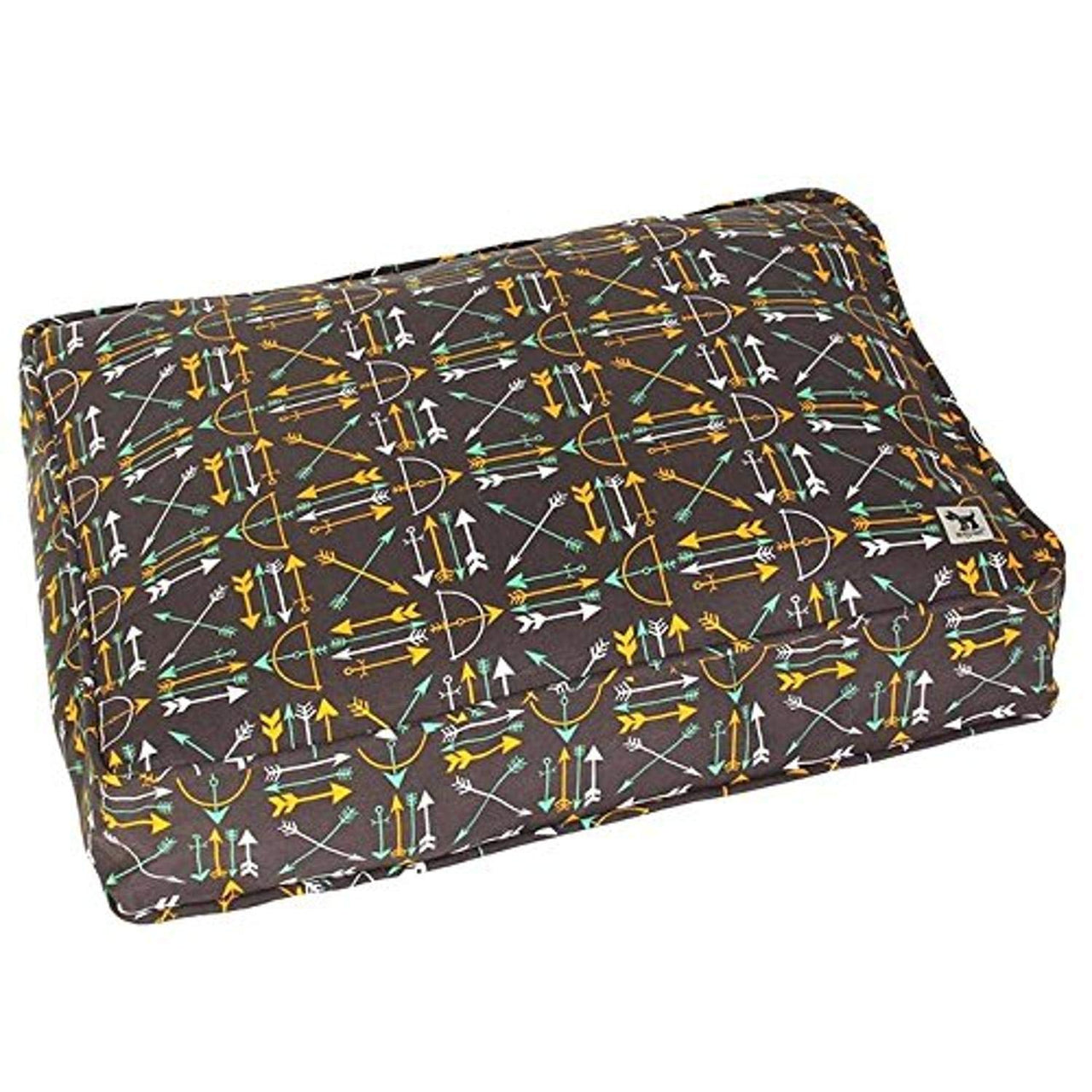 Molly Mutt Medium to Large Dog Bed Cover - Lion’s Roar Print - Measures 27”X36”X5’’ - 100% Cotton - Durable - Breathable - Sustainable - Machine Washable Dog Bed Cover 36.0"L x 27.0"W x 5.0"Th Lion's  Roar