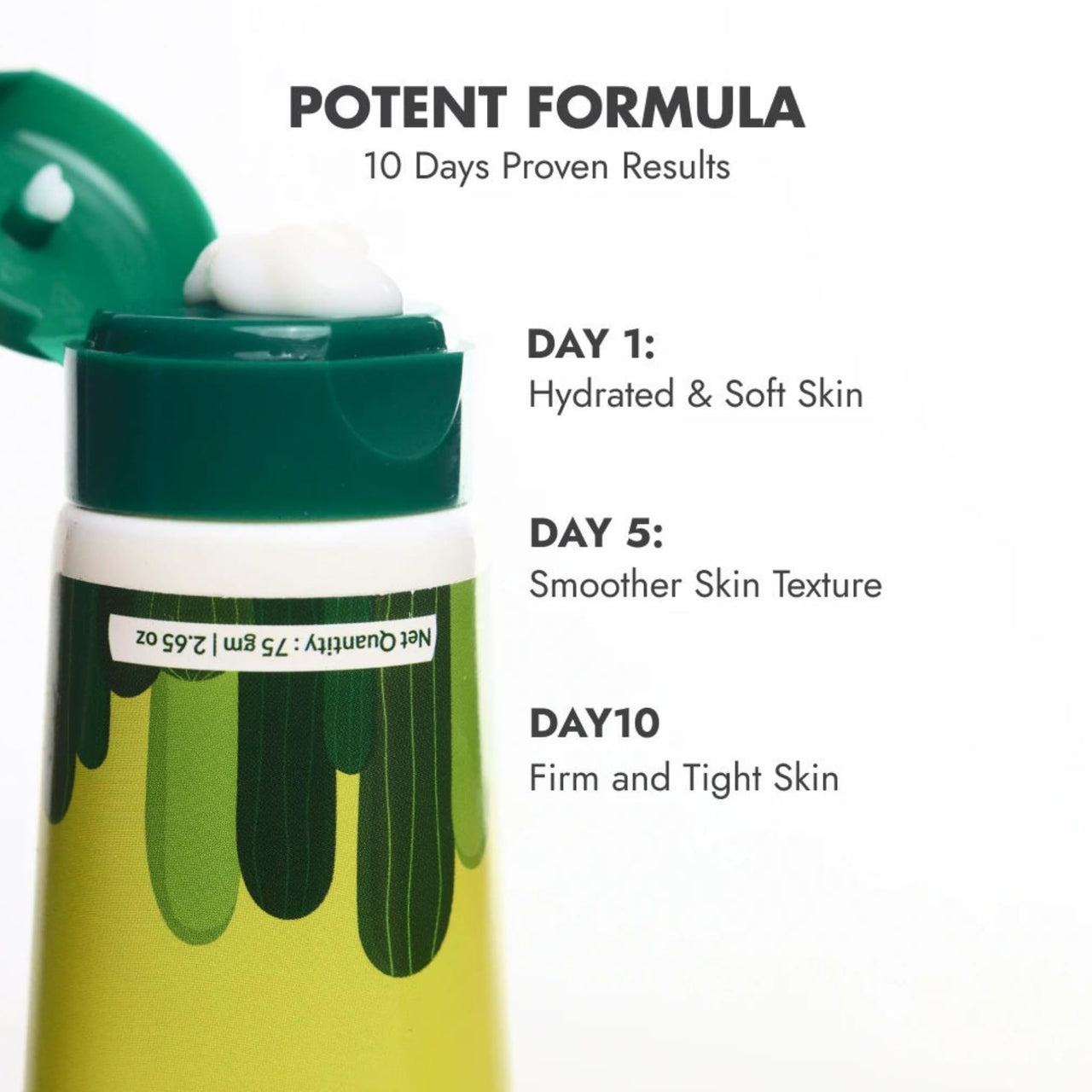 EVERMORE Mexican Cactus Face Gel | Skin Tightening, Anti-Aging, Skin Hydration | Reduces Wrinkles | Quick Absorption | Skin Moisturizer | Paraben Free |For Women & Men, All Skin Types | 75Gm