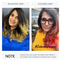 2.Oh! Italian-Peach Hair Color DIY Kit | Semi Permanent Color + Bleach for Highlights | With Plex & Argan Oil | Lightening Kit for Women & Men