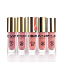 PAC Spotlight Liquid Blush for Cheeks | Highly Pigmented Long Lasting Dewy Finish | Lightweight Buildable & Blendable Formula | Suitable for All Skin Types | Dusty Pink - 4ml