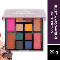 Hilary Rhoda Colour Stay Eyeshadow Palette | 12 Shades | Highly Pigmented Eyeshadow Palette | Matte & Shimmer Finish | No Fallout Eyeshadow Palette | Blendable Eyeshadow Palette | 20g