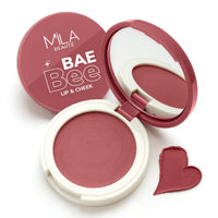 Mila Beaute BaeBee Lip & Cheek Tint I Creamy Formula, Matte Finish I Long Lasting I With Jojoba Oil (03 Burnt Rose)