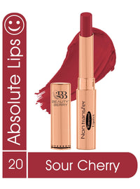 Beauty Berry Non Transfer Waterproof Lipstick, Long Lasting Smudge Proof Highly Pigmented Shades, (Pack of 1) (Sour Cherry -20)