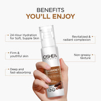Oshea Herbals CocoaHoney Moisturising Lotion for Normal to Dry Skin Type | Improves Skin Firmness with Moisture Retention & Skin Hydration | Enriched with Cocoa butter & Vitamin E 120 ml
