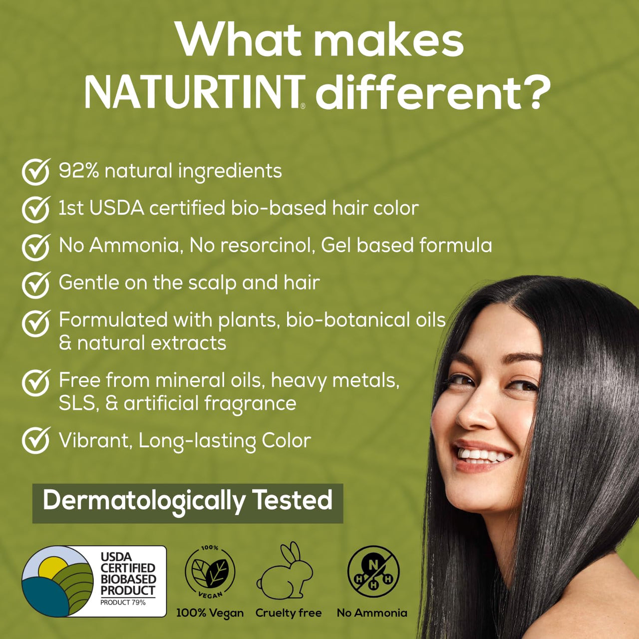 Naturtint Permanent Hair Colour Gel Burgundy 3NV | For Optimal Scalp Care | Long Lasting Hair Colour | Ammonia Free Vegan | No Parabens | Enriched with Olives & Organic Shea Butter