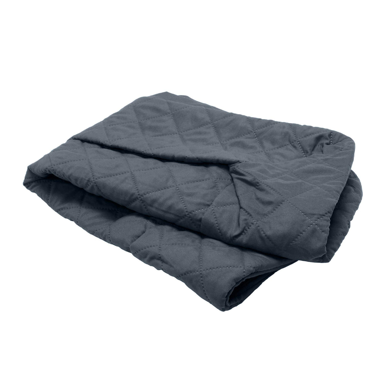 Furhaven Replacement Dog Bed Cover Quilted Sofa-Style, Machine Washable - Iron Gray, Large Cover Only 36.0"L x 27.0"W x 0.3"Th (Quilted) Iron Gray