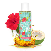 Hibiscus Monkey HM Love Scalp & Hair Oil | Promotes Hair Growth, Reduces Hair Fall | Scalp care | Anti Frizz | Real Hibiscus Flowers, Coconut Milk Oil | Natural | No Mineral Oil, Chemical-Free | 100mL