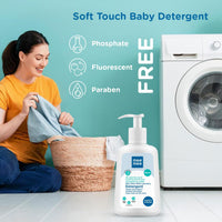 Mee Mee Baby Liquid Detergent 500 ml | Ph balanced, Free from Harsh Chemicals, Safe for mother's hands & baby's skin | Anti-Bacterial, Removes Stains & Odor with One Drop, Hypoallergenic