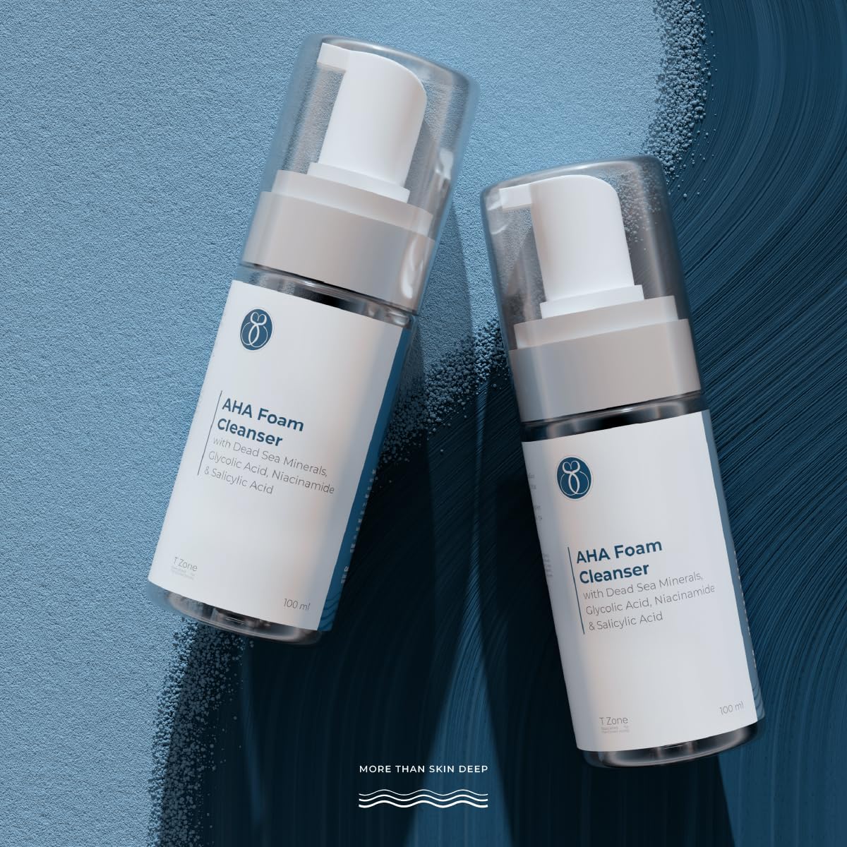 SEASOUL AHA Foam Cleanser - 100ml | Acne Control & Skin Brightening Face Wash | Enriched with Glycolic Acid, Salicylic Acid, Niacinamide & Dead Sea Minerals | All Skin Types