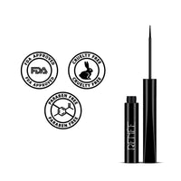 RENEE Extreme Stay Liquid Eyeliner 3x Black 4.5ml, Intense, Vibrant Color Payoff | One Swipe, Long Lasting, Matte, Waterproof, Smudge-proof All Day Shades | Infused With Castor Oil - Vegan
