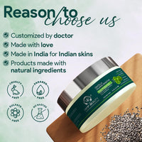 Vamp Beauty Face Moisturizer for Dry & Sensitive Skin | Centella, Hyaluronic Acid & Ceramides | Soothes Redness, Boosts Hydration & Strengthens Barrier | Lightweight Daily Cream | 50g