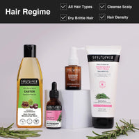 Soulflower Organic Castor Hair Oil 225ml | Cold-Pressed & Clinically Proven for Hair Growth | Stronger Hair, Skin Hydration & Nail Care | 100% Pure & Natural | No Mineral Oil or Parabens