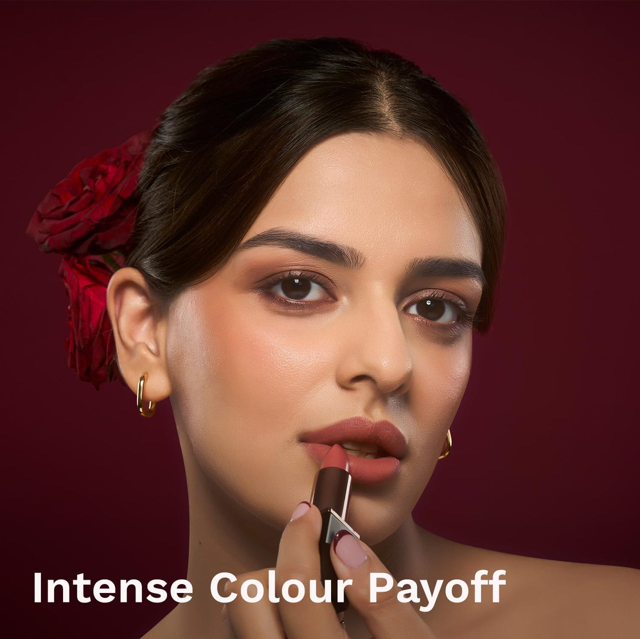 Pilgrim Matte Bullet Lipstick Intense Colour Transferproof & Smudgeproof Mocha Bliss-04