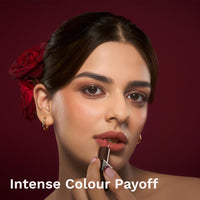 Pilgrim Matte Bullet Lipstick Intense Colour Transferproof & Smudgeproof Mocha Bliss-04