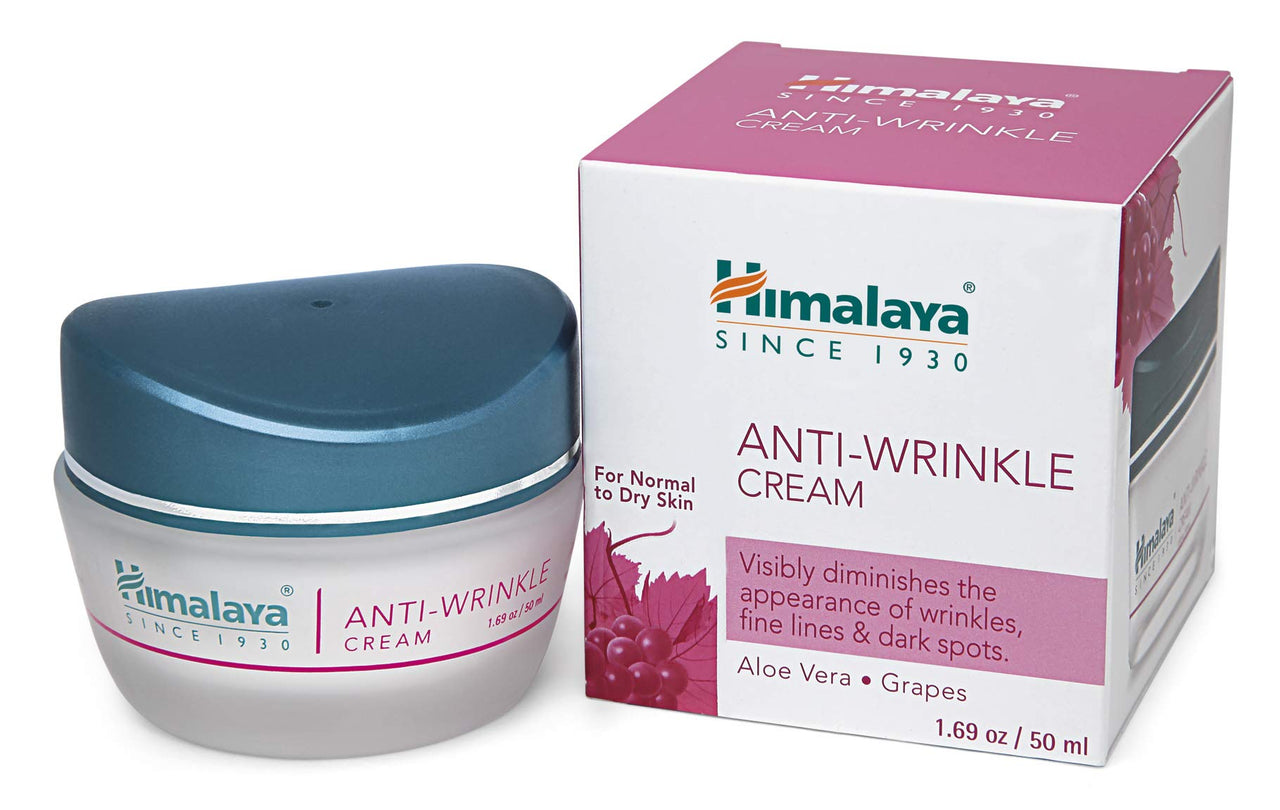 Himalaya Herbals Purifying Neem Face Wash, 200ml & Herbals Anti-Wrinkle Cream, 50g Combo