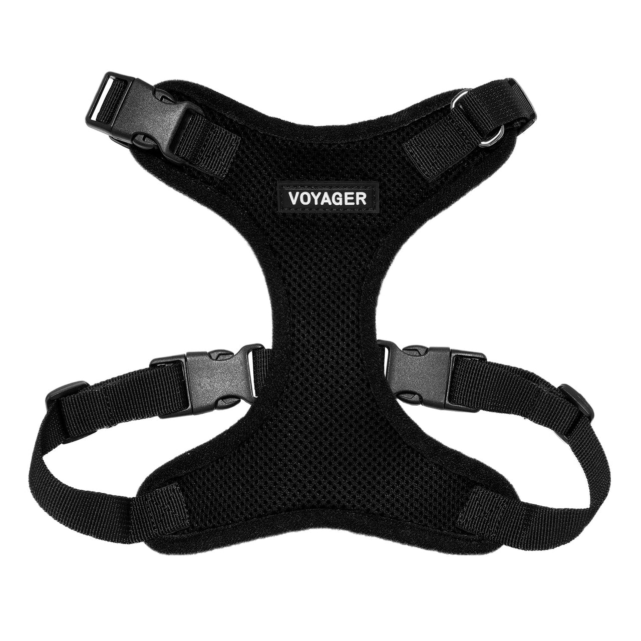 Voyager Step-in Lock Pet Harness - All Weather Mesh, Adjustable Step in Harness for Cats and Dogs by Best Pet Supplies - Black, XL Harness (Black) XL (Chest: 23 - 28")