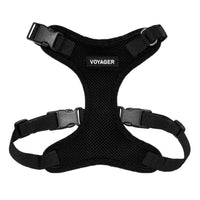 Voyager Step-in Lock Pet Harness - All Weather Mesh, Adjustable Step in Harness for Cats and Dogs by Best Pet Supplies - Black, XL Harness (Black) XL (Chest: 23 - 28