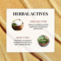 Just Herbs Glaze Rose Nectar Ultra Radiance | Ultra Shimmery Shine | Long Stay | Mess Free | Dewy Finish with Shea Butter and Aloe Vera Liquid Highlighter | All Skin Types | For Women 6g