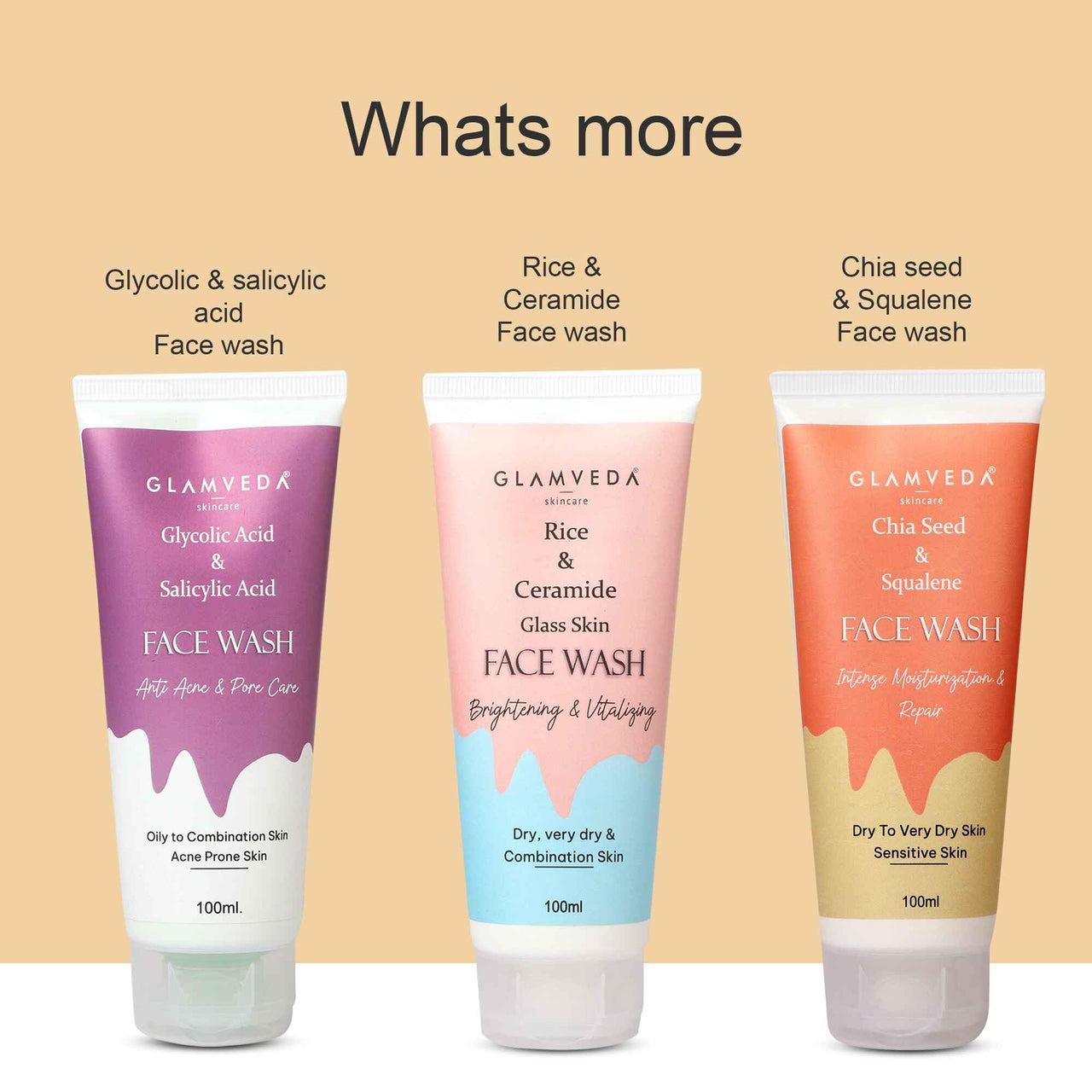 Glamveda Potato Anti Pigmentation Face wash - Reduces Hyperpigmentation & Clarifies skin - No Paraben, SLS, silicone - All Skin Types100ml