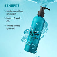 Botanic Hearth Jojoba & Hyaluronic Acid Body Wash with Sea Butter & Sweet Almond Oil | Moisturizing Body Wash Shower Gel for Softer, Smoother Skin | Sulfate & Paraben Free | for Women & Men | 245ml