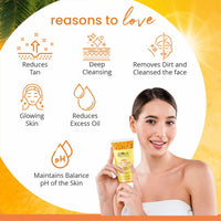 Globus Naturals De Tan Face Wash & Facial Kit Combo, Tan Removal Formula, For All Skin Types