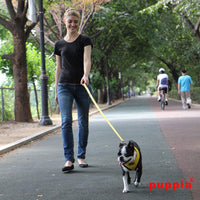 Puppia Soft Dog Harness No Choke Over-The-Head Triple Layered Breathable Mesh Adjustable Chest Belt and Quick-Release Buckle, Yellow, X-Large