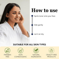 Nature’s Kinn Clove Ashwagandha Face Toner | Hydrating & Soothing Toner for Normal to Dry Skin | With Niacinamide, Hyaluronic Acid & Gotu Kola | Alcohol-Free, No Parabens or Sulphates | 100ml