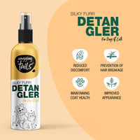 Wagging Tails Silky Furr Detangler 200ml for Dogs & Cats | Removes Knots, Tangles & Dematting | Promotes Silky, Shiny Coat | Maintains Coat Health | Improves Appearance | Easy to Use