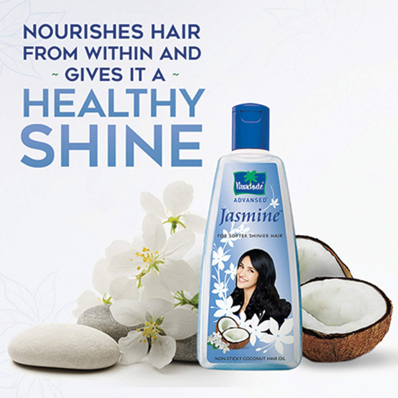 Parachute Advansed Jasmine Coconut Hair Oil, 300ml (Free 90ml) & Jasmine Coconut Hair Oil, 500ml