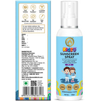 Mom & World Mineral Based Kids Sunscreen Spray SPF 50, Water Resistant, UVA/UVB PA+++, 120ml - Safe for Baby and Kids
