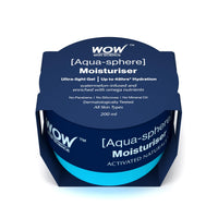WOW Skin Science Aqua-Sphere Moisturiser | Up to 48Hrs Hydration | Ultra-Light Gel | Deep Moisture Lock | Lightweight & Non-Greasy | For All Skin Types | 200ml