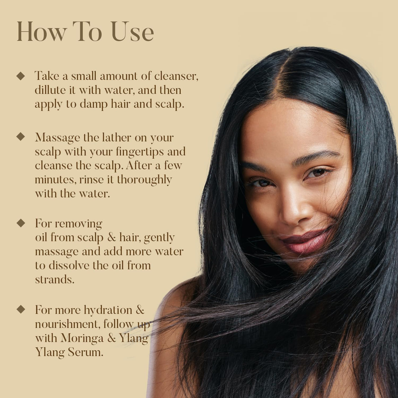 Ohria Ayurveda Honey & Coconut Milk Hair Cleanser | Free from Sulfates, Parabens & Silicones | Ayurvedic Ingredients | Hydrates & Revitalizes Dry, Damaged Hair | For All Hair Types | 50ml