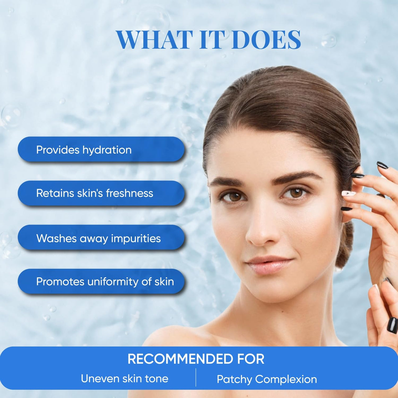 Ozone Perfect Skin Tone Face Wash For Men & Women | Ideal For All Skin Types Helps in Nourishing, Glowing & Moisturising The Skin | Enriched with Aloe Vera, Lemon & Cucumber -100 g (Pack of 1)