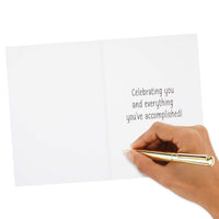 Hallmark Pack of Graduation Cards, Congrats (10 Cards with Envelopes) Congrats, 10 Cards with Envelopes