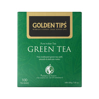 Golden Tips Healthy/Natural and Organic Darjeeling Green Tea Bags (100 Bags, 200 Gram)