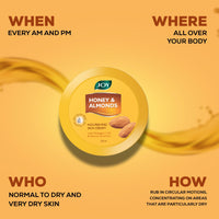 Joy Honey & Almonds Deep Nourishing Moisturizer for Face, Hands & Body (500ml) |Skin Cold Cream with Natural Sunscreen For Glowing Skin | Protects for Dryness & Retains Natural Moisture Balance
