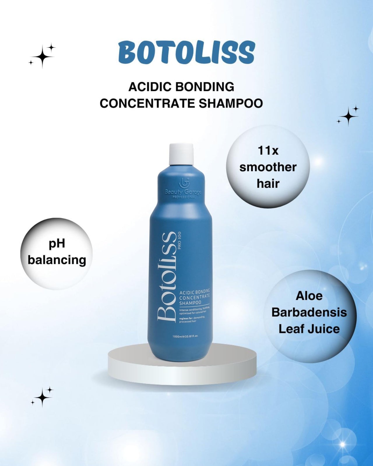Beauty Garage Botoliss Biotin Shampoo 1000ml & Botoliss Biotin Mask 500ml (Pack)
