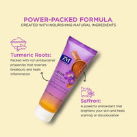 ZM Naturals Ubtan for Skin brightening with Saffron & Turmeric - 75 ml Face Wash