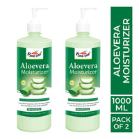 Bee One 24 hr Moisture Lock Body Lotion, for Soft and Supple Skin(Pack of 2) | 1000ml x 2= 2000ml (Aloe Vera)