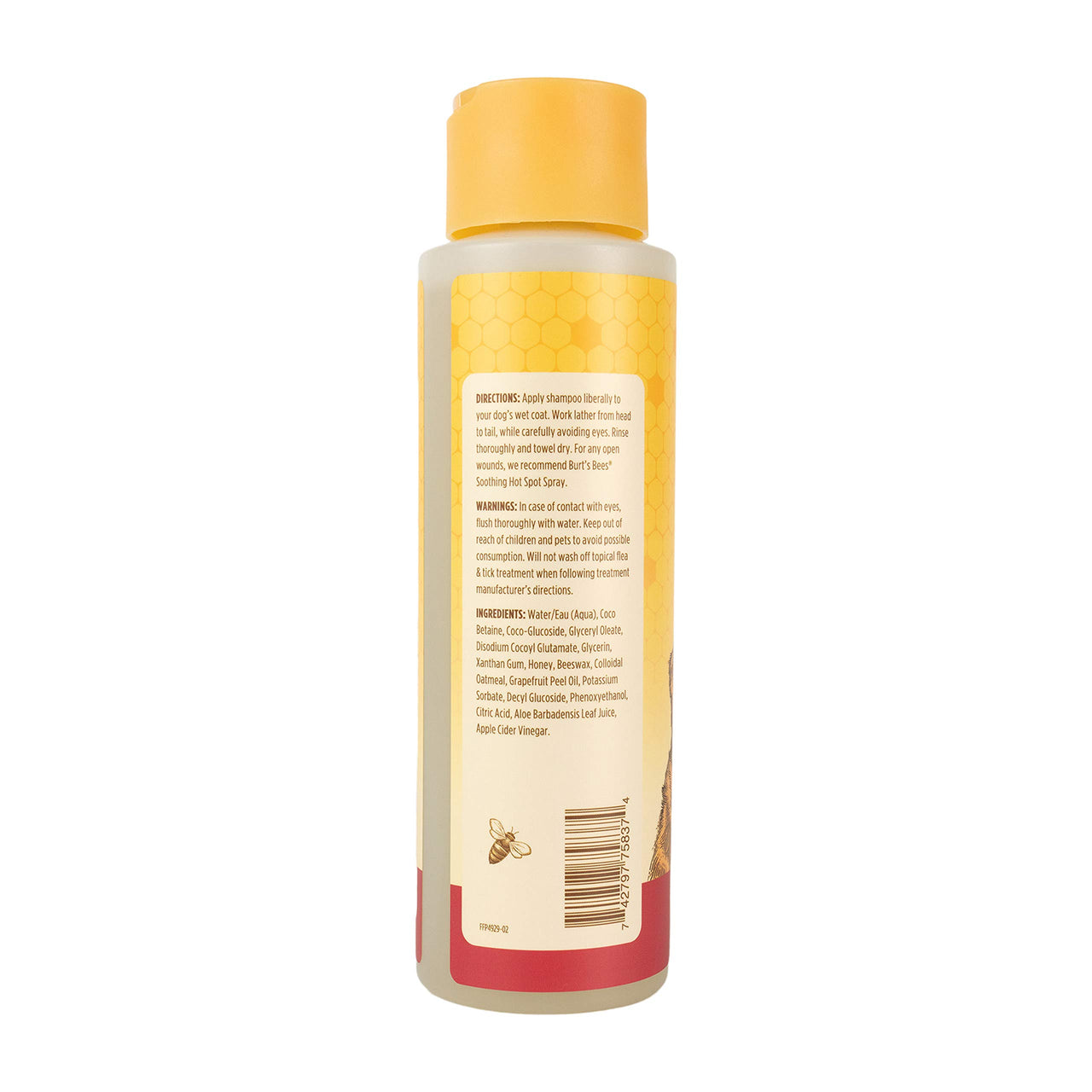 Burt's  Bees for Pets Natural Hot Spot Shampoo with Apple Cider Vinegar & Aloe Vera | Soothing & Relieving Hot Spot Remedy for Dog | Cruelty Free, Sulfate & Paraben Free, pH Balanced for Dogs | 16 Oz 16 Fl Oz (Pack of 1)