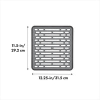 OXO Good Grips Small Sink Mat,Gray 1 Count (Pack of 1)