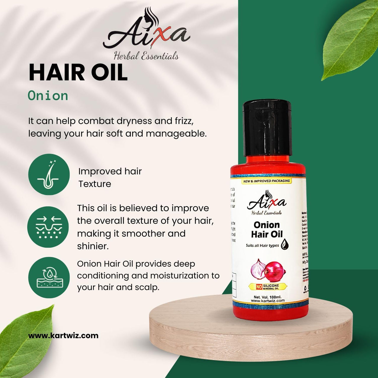 Khadi Natural Herbigiri Herbal Red Onion Oil For Hair Growth (Pack Of-3),300 Grams