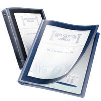 Avery Flexi-View 3 Ring Binder, 1 Inch Round Rings, 3 Black Binders (17686) 1