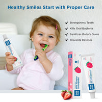 Mee Mee Fluoride-Free Toothpaste, Strawberry,Cavity Protection,70 gram