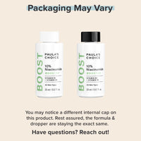 Paula's Choice BOOST 10% Niacinamide Booster, Vitamin B3, Vitamin C & Licorice Extract Serum, Pore Minimizer, Full Size 20 ml