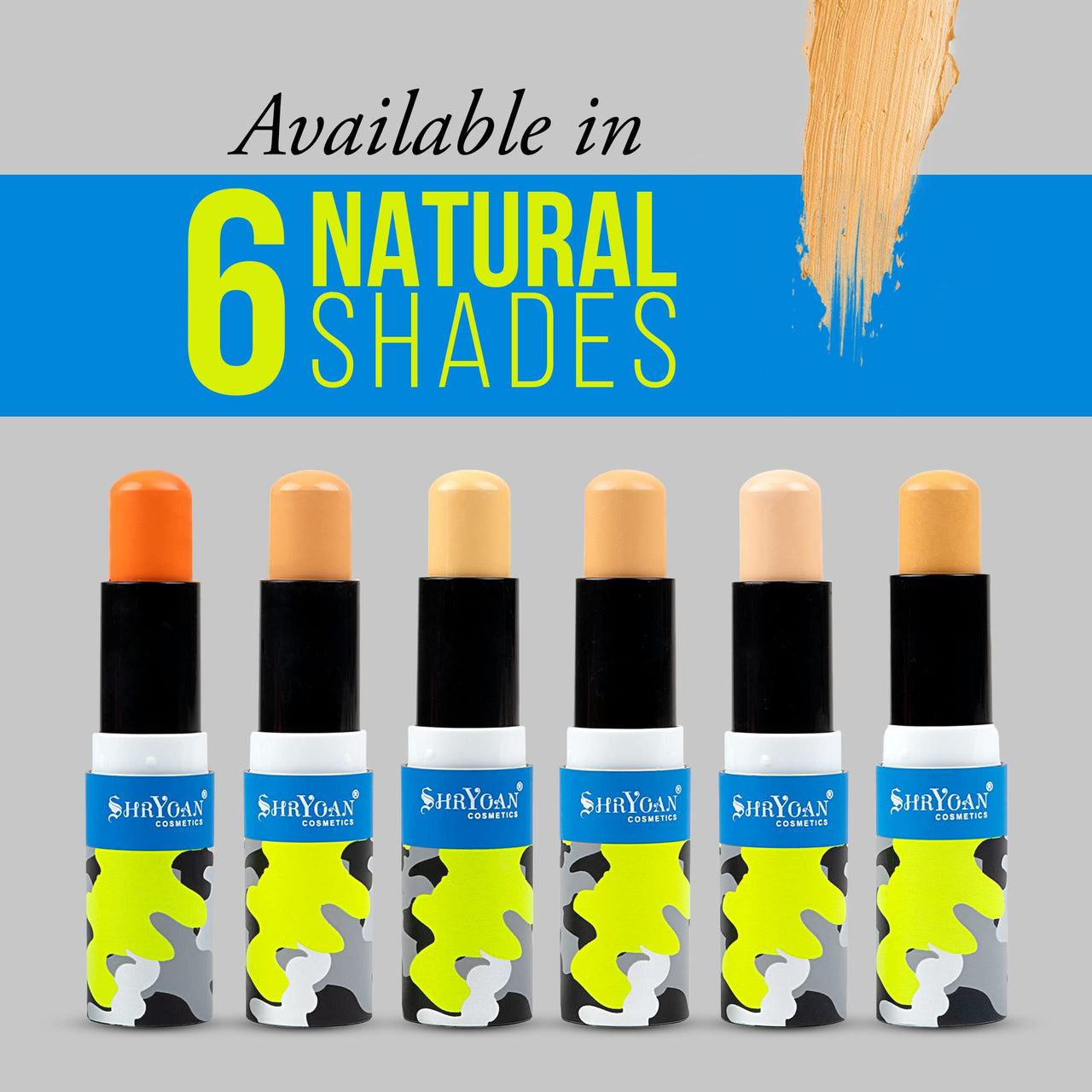 Shryoan Face & Body Concealer Long-Lasting Coverage for All-Day Wear| Naturelle